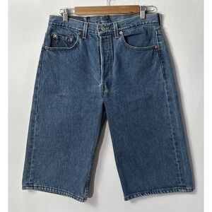 Mens Vintage 1994 Levi's 501 Jorts‎ Denim Jeans Shorts Button Fly Sz 30 USA